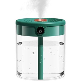 Humidificadores para Bebés, Tanque de Agua Grande 2L, Humidificador de Niebla Fría Silencioso para Bebés, Humidificador de Aire Ultrasónico de