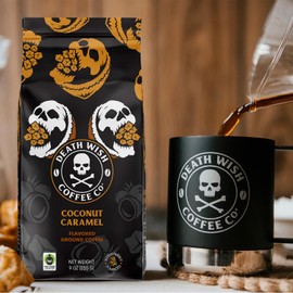 Death Wish Coffee, Coconut Caramel Ground Coffee (27 Ounces)