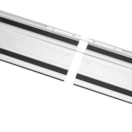 POWERTEC Track Saw Guide Rail Accessory Kit for Festool, Makita and DeWalt, Includes 2PK 118" Guide Rail Splinter Guard Replacement Strip and Set of 4 Guide Rail Connectors (72049)