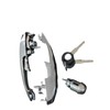 DASPARTS 113898205MC Door Handle Pair Kit with ignition cylinder, for