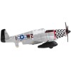 DCD North American P-51 Mustang Diecast Silver Metallic United States