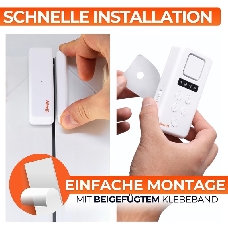 tiiwee Home Alarm System Kits, Alarm System with Window or