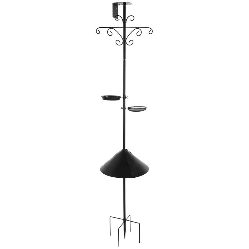 92 in Bird Feeder Pole, Squirrel-Proof Shepherd Hooks, Heavy-Duty Bird