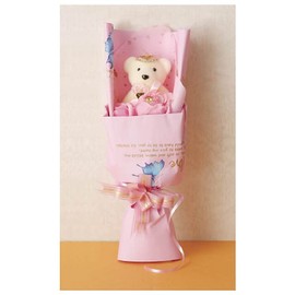 Poppy Nagoya Soapflower Artificial Flower Bouquet Gift Soap Flower S-001 Pink