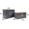 Gdfjiy Potato Onion Kitchen Storage Canisters,Storage Bin For Kitchen 2