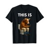 This Is Bullsht Funny Cow Toilet Humorous Men Women T-Shirt