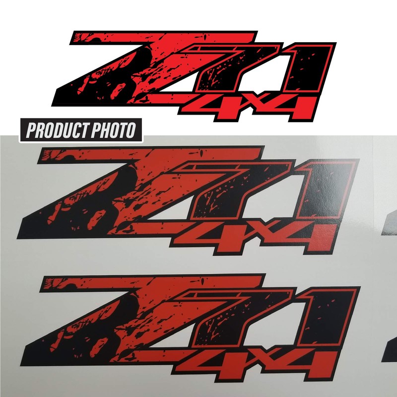 Z71 4x4 (Set of 2 Decals) - F - 1500