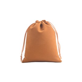 KONMAY Pack of 20 Gold Soft Velvet Jewellery Bags with Drawstring, 5 x 7 cm Velvet Pouches Wedding Party Gift Bags