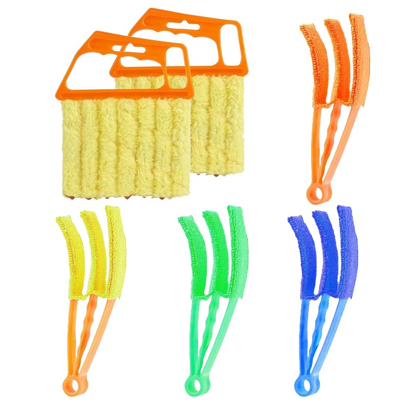 LZJPECES 6 Pcs Window Venetian Blind Cleaner Duster Tool, Microfiber