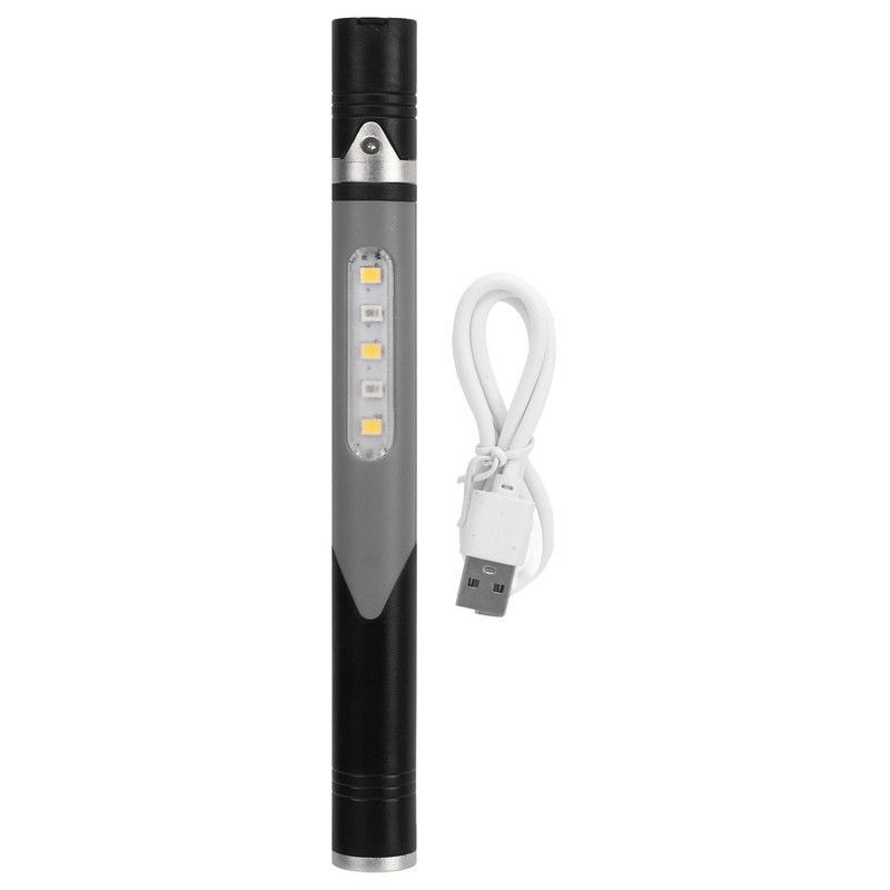LED Penlight 3 Light Source 4 Light Gear USB Charging