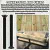 5/16-18 x 3 Trailer Deck Screws Flat Head Floorboard Thread
