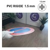 AUA SIGNALETIQUE - Circular sign made of PVC, 1.5 mm