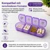 Edicare, Pill Box 7 Days, Morning Noon Evening, Medication Box