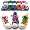DELELE Flat Gradient Shoe Laces: Red Star Sky Print Shoelaces
