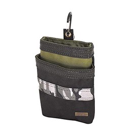 Keiyo Flat Waist Bag, Sakura GEA1699PG, Green, Body: Depth 2.8 inches (7 cm), Body: Height 8.3 inches (21 cm), Main Unit: Width 5.7 inches (14.5 cm)