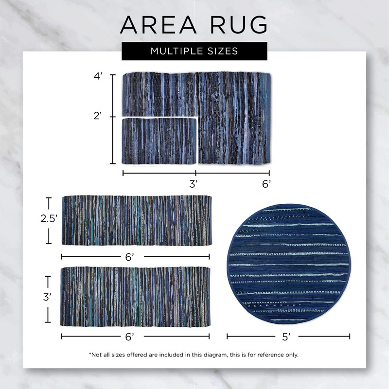 DII Slub Rug Collection - Bucle de algodón Reciclado, 2