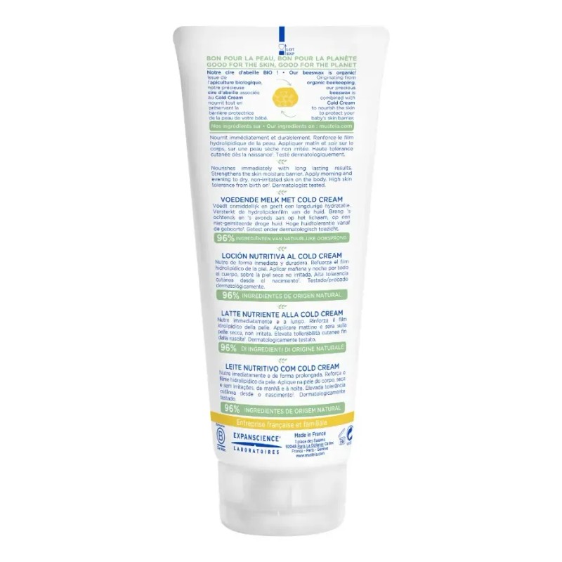 Mustela Loción Corporal Nutritiva con Cold Cream 200ml