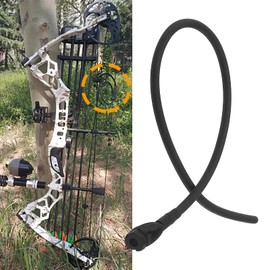 OTOTEC 3PCS Rubber Peep Sights Compound Bow Peep Sight Rubber Tube Peephole Bow Tube Peep Sight Pull Cord Peep Hole Compound Bow Accessories, Black