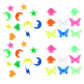 Kisangel 122pcs Bike Wheel Spoke Beads Easy Clip Design Plastic Bike Beads for Decorations Standard Bike Spoke Accessories