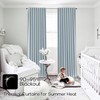 SHINELAND Light Blue Room Darkening 108 Inch Long Ceiling Curtain