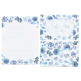 Today's Letter Set LLL387 Mino Washi (Moonlit Flowers)