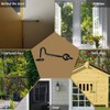 TERF® High Quality Cabin Hook and Eye Black 75mm (3