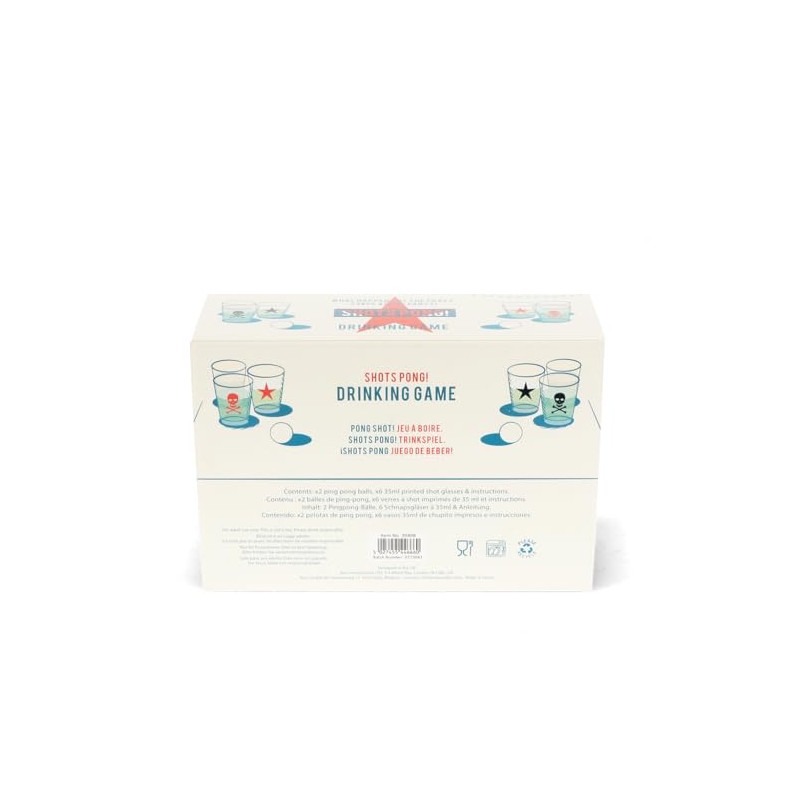 Rex London Shots Pong Drinking Game