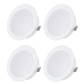 Sweet LED 1 Pack of 4 x 3.5 W LED, 12V, IP44, Flat Furniture Light - Recessed Bathroom Light, Ultra-Flat, Mini, Wet Room