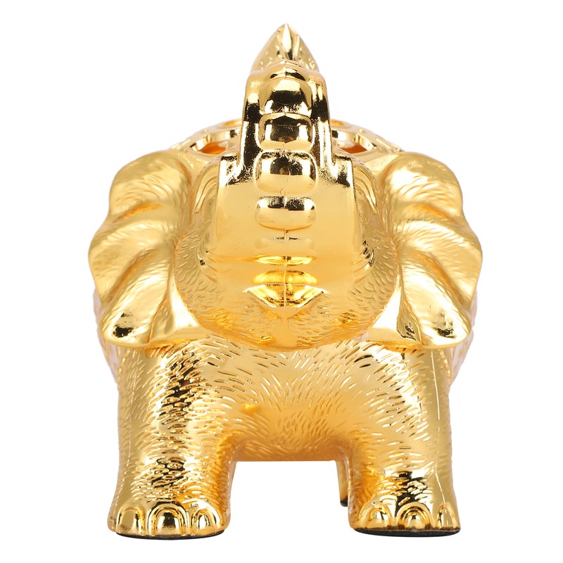 Elephant Shaped Incense Burner Aromatherapy Ornament for Living Room Entryway