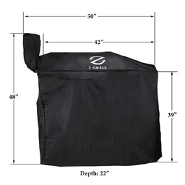 Cover for 700 Series Pellet Grills: ZG-700-COVER-GPFL (Logo ON Back) Compatible with Z Grills