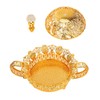 European Style Metal Fruit Plate Set Decorative Multifunctional Fruit Platter