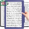 UOIFIP 5X Full-Page Magnifying Glass for Reading, Handheld Lightweight Magnifier