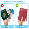 HOGESA Caja de Pasaporte, Portadocumentos de Viaje RFID Prueba de