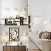 Eyooer Wall Sconces Plug in, Swing Arm Wall Lamp with