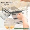 REHUK Premium 2 Pack Strong Transparent Plastic Collapisble Stackable Storage