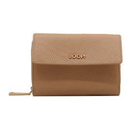 Joop! - Leather Wallet with RFID Protection, Coin Compartment and Note Compartment for Women - Wallet with Credit Card Slots - Vivace Martha Purse mh15fz, beige, Modern