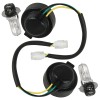 Caltric 2X LH RH Headlight Socket and Bulb for Yamaha