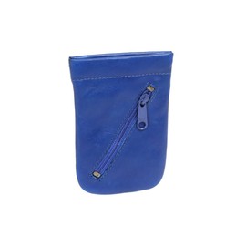 Keycase LEAS, Genuine Leather, light blue - LEAS Special Edition