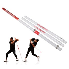 PowerNet Training Click Stick PVC Combo | Baseball Softball Bat Swing
