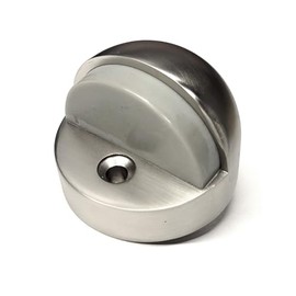 High Rise Dome Door Stop (Satin Chrome)
