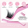 Cluster Lashes Kit Extensions Individual Eyelashes with Lash Bond and