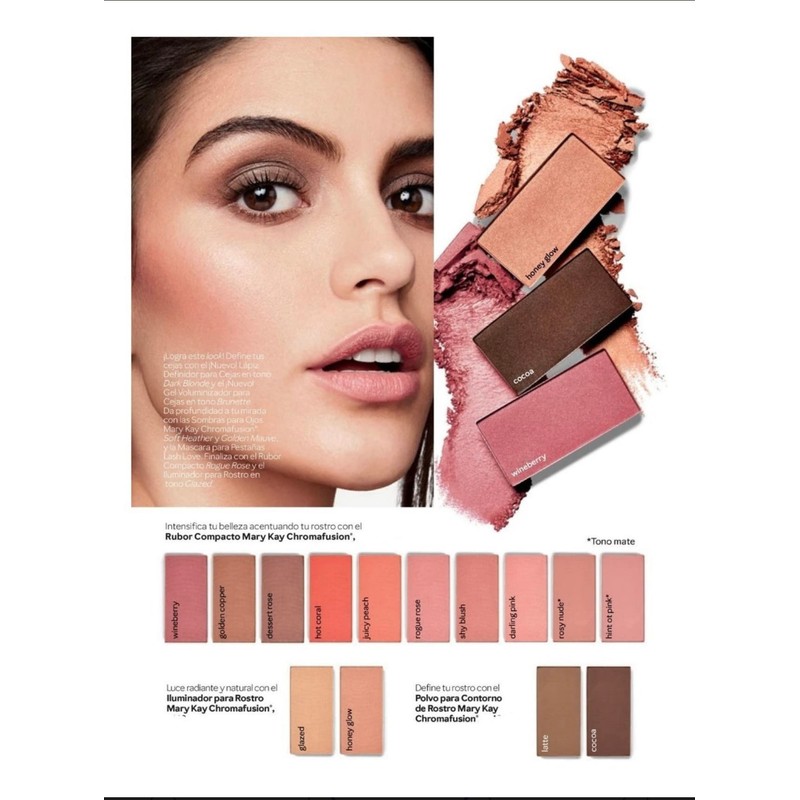 Rubor Compacto Mary Kay Chromafusion (Wineberry)