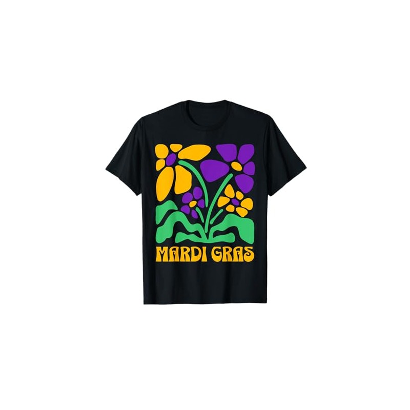 Mardi Gras Carnival Beads New Orleans French Festival Parade T-Shirt