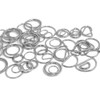SENHAI 50 Pieces Assorted O-Ring & 20 Pieces Metal D-Ring
