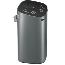 Waterless Essential Oil Diffuser for Car & Home，Aromatherapy Diffuser with 4 Timer（1/3/6/Off,3 Mist Mode,Battery Operated, Scent Air Diffuser for Bathroom Office, Small Aroma Diffuser Darkgrey