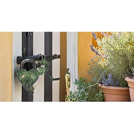 Brass Padlock - Lock with Keys - Working Functional - Brass Made Padlock Heart Shape Bird Black