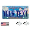 BLVD Custom CALIFORNIA YOSEMITE NATIONAL PARK FLAT Aluminum Novelty License