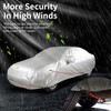 Hlogree 2PCS Car Cover Gust Straps Wind Protector,Bungee Cords Hook