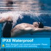KOPIDOE Bone Conduction Swimming Headphones, IPX8 Waterproof MP3 Player with