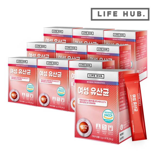 Life Herb [On Sale] Life Herb Women’s Lactobacillus 10 Sets (2g x 300 packets) / 라이프허브 [온세일]라이프허브 여성 유산균 10세트 (2g x 300포)